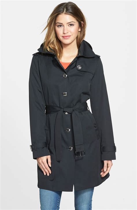 michael kors single breasted coat